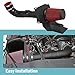 63-3082 Intake Pipe System Kit With Filter Compatible With Chevy Silverado GMC Sierra 1500 2014-2018 Suburban Tahoe Cadi-llac Escalade Yukon 2015-2020 Denali 2015-2019 5.3L 6.2L V8