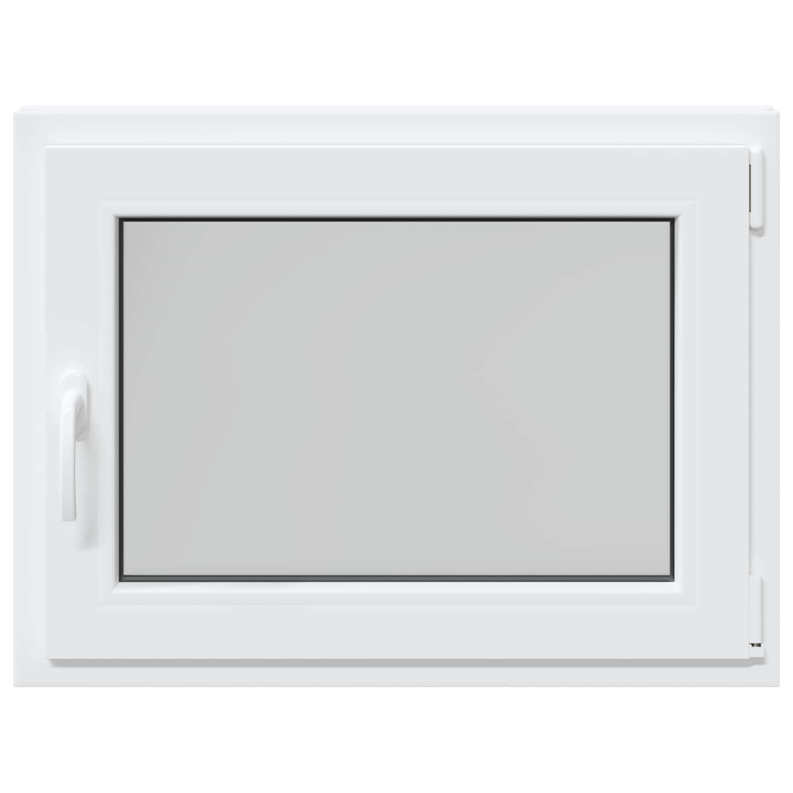 vidaXL Okno piwniczne typu tilt & turn RISOR 80 x 60 cm PVC i szkło