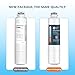 Crystala Filters Compatible with Samsung DA29-00020B Refrigerator Water Filter, DA29-00020A/B, DA29-00020B-1, HAF-CIN/EXP, 46-9101, RF4267HARS, RF25HMEDBSR, RF28HMEDBSR, RS25J500DSR, 3 Pack