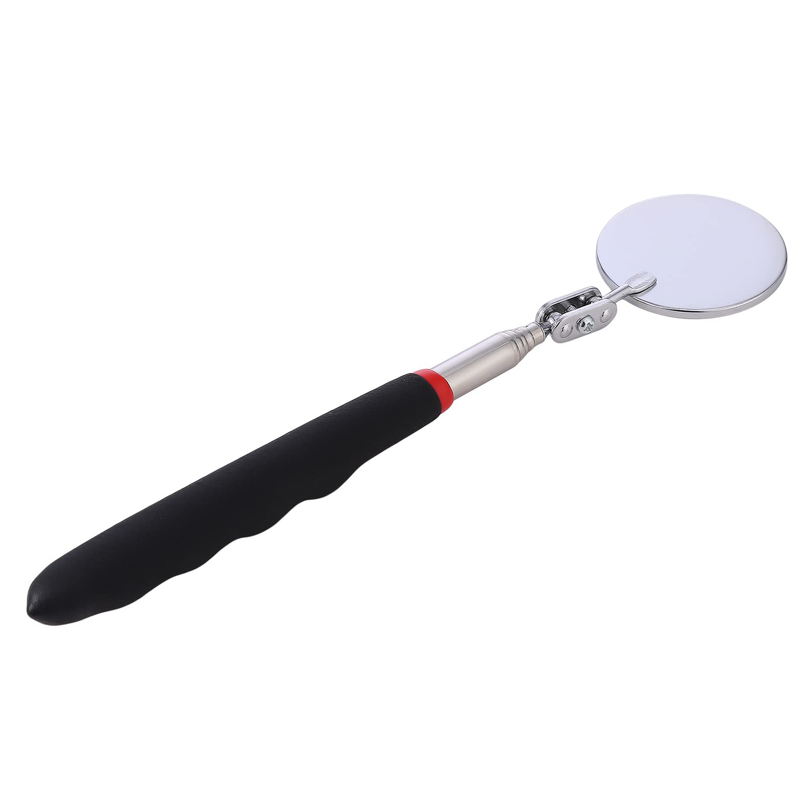 QXPDD Telescoping Inspection Mirror Flexible Round Mirror 360 Swivel Lightweight Durable Telescoping Pickup Tools