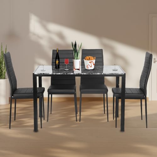 image for FDW Dining Table Set Dining Room Table Set for Small Spaces Kitchen Ta