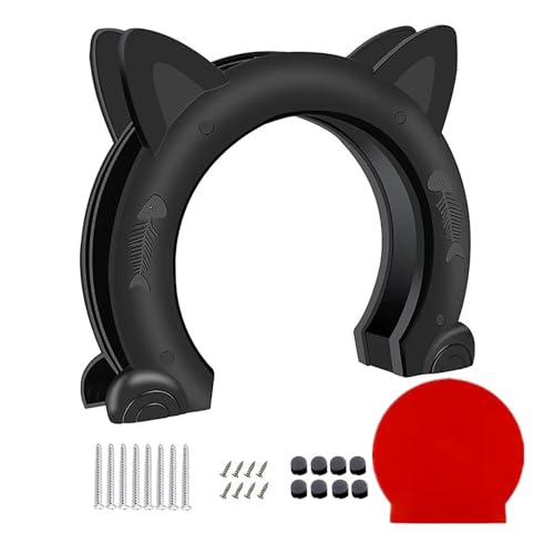 Porte de chat intérieur grande taille pour libérer le passage sans rideau - 2