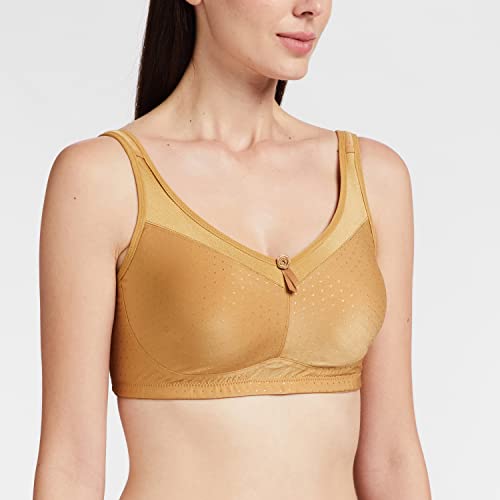 Image of Enamor Women's Everyday Fashion Bra - Full Support, Non-Padded, Non-Wired, Full-Coverage, Mesh Panels with Super Lift and Jiggle Control