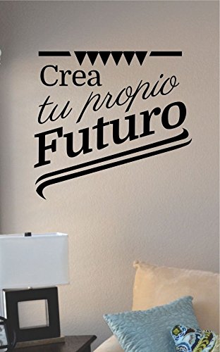JS Artworks Crea Tu Propio Futuro Spanish Creat Your Own Future Vinyl Wall Art Decal Sticker