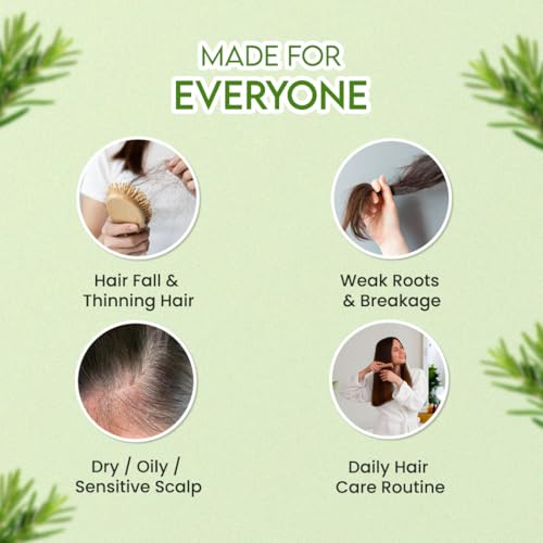 Image of Jovees Herbal Rosemary Water Hair Growth Spray with Follicusan DP (200ml) | Mist Spray for Hair Fall, Strengthens Follicles & Boosts Hair Growth | Adds Shine | Non-Greasy, Lightweight Hair Tonic | For All Hair Types | Reduces Dandruff & Scalp Protection