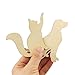 32 Pack Wood Dog & Cat Cutouts Unfinished Wooden Dog & Cat Hanging Ornaments DIY Dog & Cat Craft Gift Tags for Thanksgiving Christmas Home Party Decoration Craft Project
