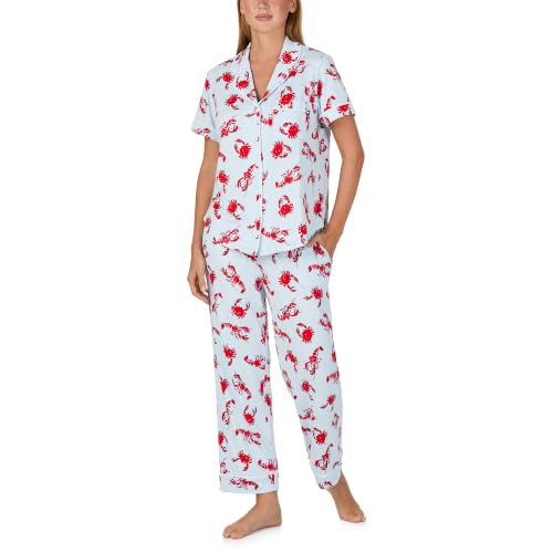 Image of kate spade new york Short Sleeve Cropped Pant PJ Set