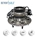 Detroit Axle - 4WD Front Left Wheel Bearing Hub for 2004-2008 Chevy Colorado GMC Canyon Isuzu i-350 i-370, Wheel Bearing and Hub Assembly Replacement 2005 2006 2007