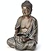 Produktbild SVITA Buddha Figur mit Teelichthalter Statue Skulptur FENG Shui 23 cm Amitabha sitzend