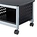 Safco Underdesk Multi Functional Stand - 1855BL, Powder Coated Steel, Swivel Wheels, Holds 100 lb - Home Orginization Solutions