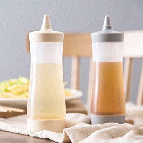 ETZRYSYB Oil Bottle 350ML Squeeze Bottle Kitchen Accessories Gravy Boat Plastic Sauce Vinegar Oil Ketchup Gravy Cruet Condiment Dispenser(1) - Image 4