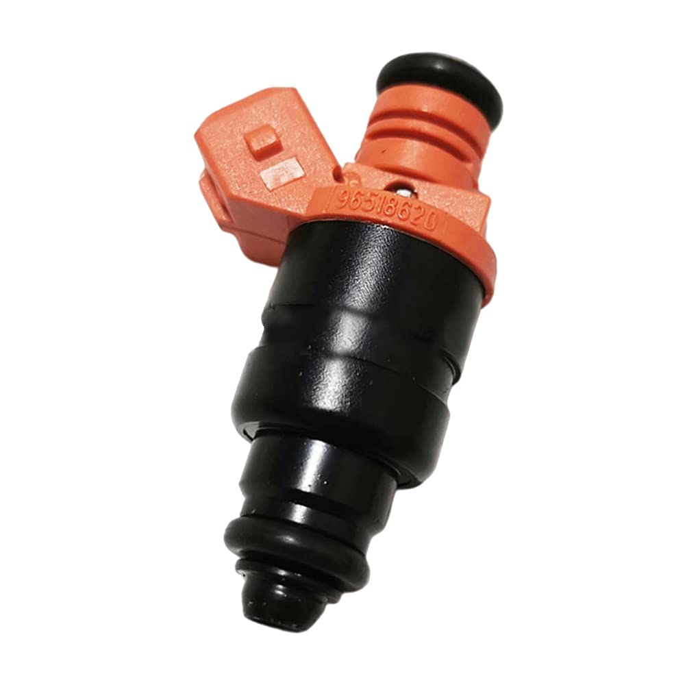 Riloer 3pcs Iniettori Carburante Motore Sostituire Accessori, Compatibile con C-HEVROLET M-ATIZ 2011-2015 P-ONTIAC M-ATIZ 2004-2010, 96620255 96518620 ADG02801, Nero + Arancione