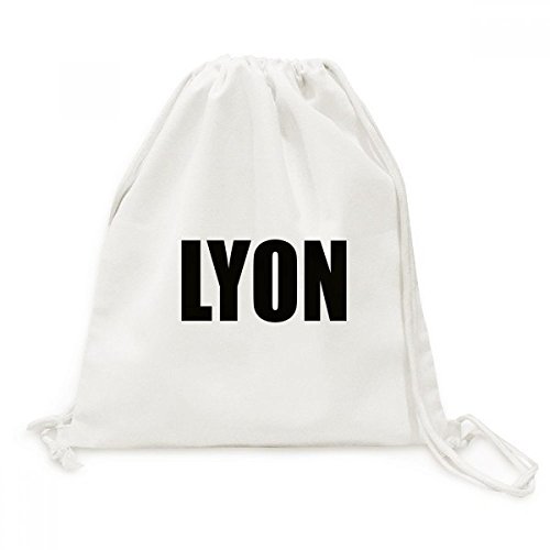 Sac de voyage Lyon France en toile robuste à fermeture cordon ultra rapide
