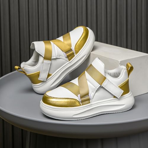 Generic Kids Fashion Sneakers for Girls and Boys, Adjustable Hook and Loop, Comfortable, Breathable Uppers, Anti-Collision, Non-Slip, Novelty Cool-Style3