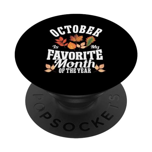 Leaf Peeper Squad Autumn Peeper Gear Leaf Collecting Fall PopSockets Swappable PopGrip, Black