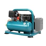 Compressore d'Aria Portatile Compatibile con Makita 18V, Compressore Senza Fili 3L 8 Bar con Motore Brushless, Gonfiaggio Rapido per Auto, Moto (Senza Batteria e Caricabatterie)