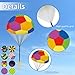 Ynybusi 10 Pcs Parachute Toys for Kids, Cool Outdoor Flying Toys for 3 4 5 6 7 8 Year Old Boys Birthday Gift, Parachute Army Men Birthday Party Favors Goodie Bags Stuffers
