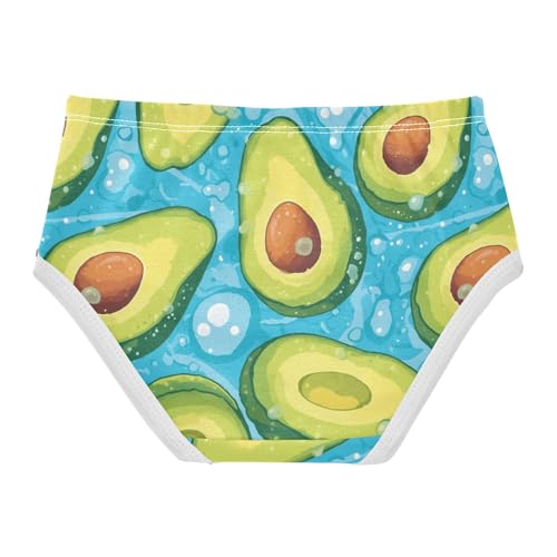 Wusikd Avocado Girls' Underwear Cotton Water Girls Briefs Soft Toddler Underwear 2T2