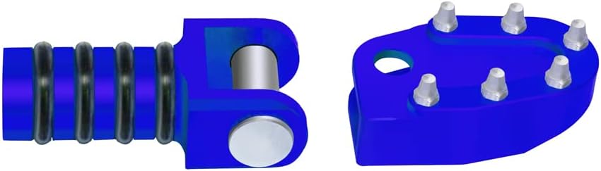 DRZ400 DRZ400S DRZ400SM Rear Cleats Brake Pedal Shift Lever Toe Peg Compatible With DR-Z400E 2000-2024,DR-Z400S 2000-2024,DR-Z 400SM 2005-2024 (Blue)