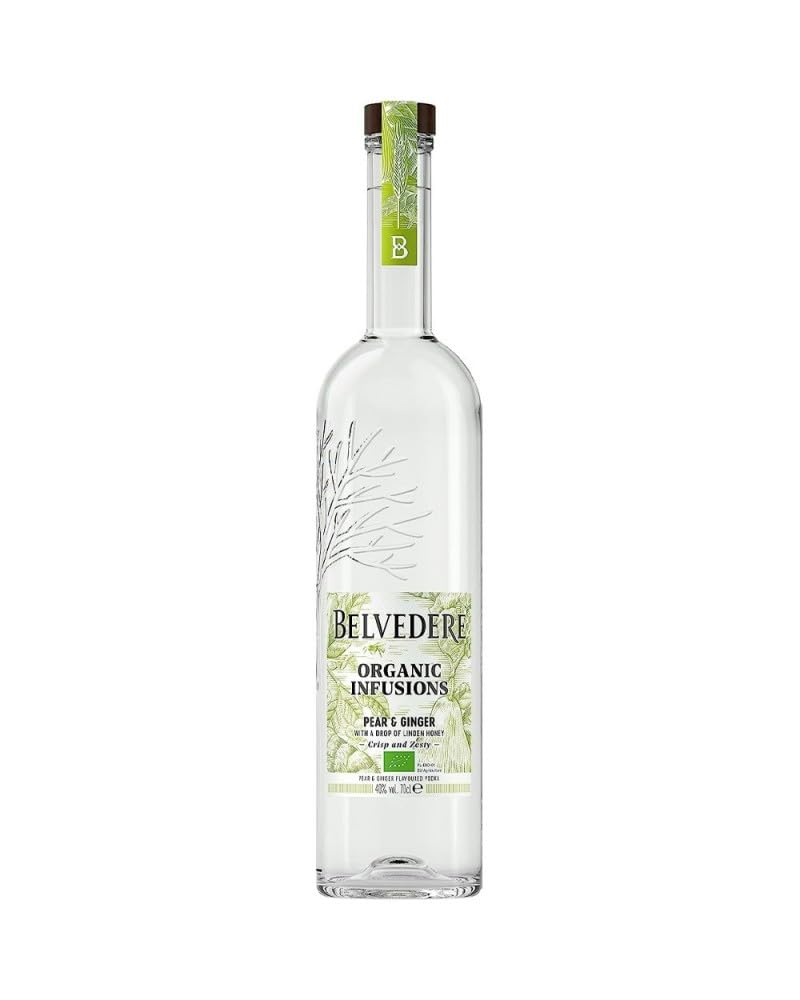 Belvedere Organic Infusions Pear & Ginger, 70cl