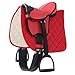 German Riding Little Pony - Sellino per shetty, 200009-0003, Colore: rosso, 12"
