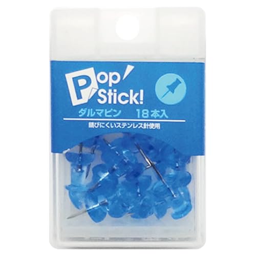 ぴっきゅー（5点）※丸めず発送 Amazon | エヒメ紙工 アックスコーポレーション PopStick ダルマピン