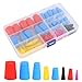 Silicone Stopper Set 60 Pcs, Tapered Conical Silicone for Industrial Hole Sealing, Heat Resistant up to 300°C, Reusable for Painting Anodizing Electroplating