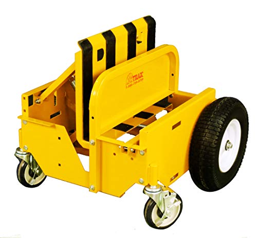 Saw Trax Panel Express Cart Dolly with Shelf and Tool Box