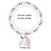 Bracelets for Teen Girls Pearl Pink Beaded Unicorn Animals Pendant Toddler Bracelets Crystal Party Favor Costume Kids Jewelry Princess Pretend Play Bracelets for Girls