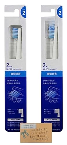 ���C�����u���V SB-172 [2�{��] 2�Z�b�g �ւ��u���V �d�����u���V�p �^�C�v2 �݊����Ȃ� �X�y�A�u���V �����a�P�A ���Ԑ��|