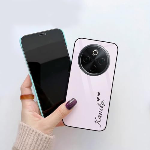 Image of COLORflow Back Cover Compatible with Vivo T4 5G / Y300 Pro 5G / iQOO Z10 5G | Solid Color Customized | Shockproof TPU Bumper with Camera Protection Back Cover