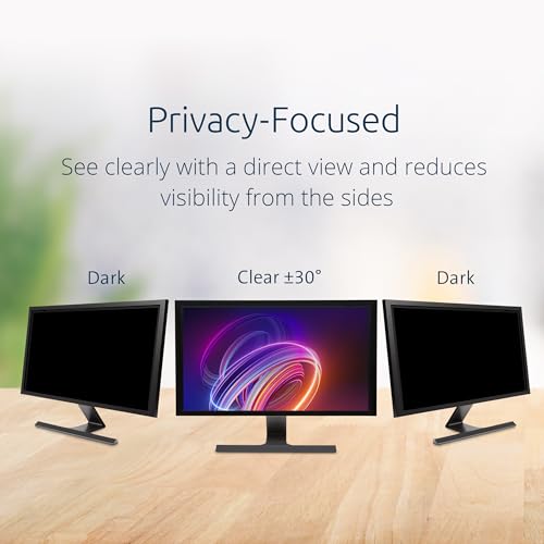 Image of Kensington 23.8 inch Computer Privacy Screen for Desktop, 16:9 Widescreen Monitor, FP238W9 Anti-Glare Blue Ray Reduction Computer Privacy Filter, Matte and Glossy Viewing Options, K55416WW