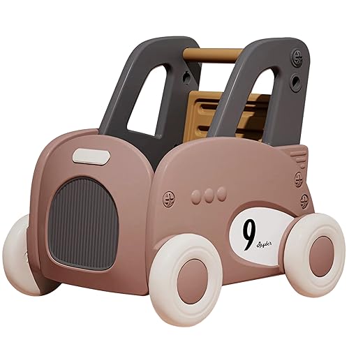 Image of Baby Push Walker and Baby Doll Stroller,Shopping Cart,Doll Stroller Toy for Girls and Boys Learning Walker Toy Storage Chest,Fun Play Toddler Toy