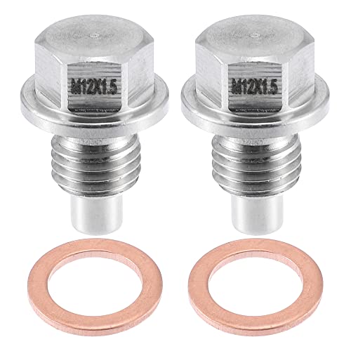 Tapón magnético de drenaje M12 x 1,5 X AUTOHAUX que atrapa partículas