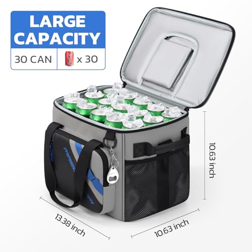 Image of Maelstrom 30 Can Collapsible Soft Cooler Bag with Quick Access Opening | 5-layer Insulation,16h Cold, Leakproof, Waterproof, Multiple Pockets, Bottle Opener, Portable for Beach, Camping, Picnics