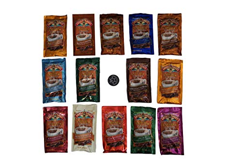 Land O Lakes Cocoa Classics Hot Cocoa Mix 14-Flavor Variety (Plus Unique Fridge Magnet) One 1.25 oz Packet of Each Flavor (14 Items Total)