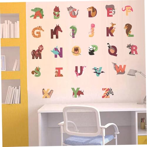 Calcomanías de Letras y Animales para Pared, Set 26 Piezas miniatura 7