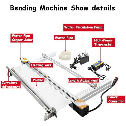 Bender acrylique 30cm machine flexion chaude thermoplastique