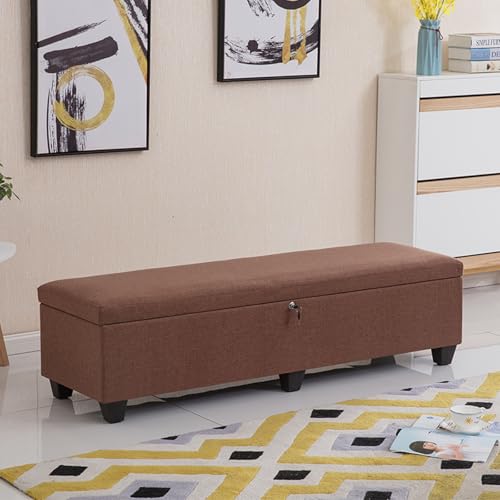 Banc à chaussures peu encombrant en coton pour entrée étroite - 2
