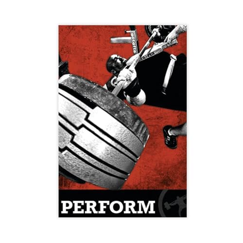 Poster de motivation de sport 50x75 cm toile murale salon