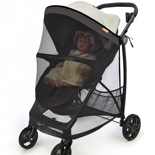 Stroller Sun Shade - Universal Stroller Sun Shade for Travel Strollers, Jogging Strollers; Baby and Toddler Travel Essential; Safely Blocks Up to 97%...