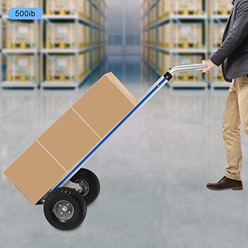 Carretilla de mano resistente con ruedas de goma 500 lb miniatura 2