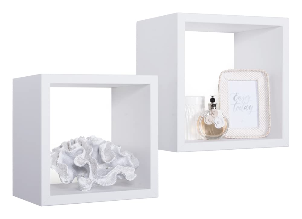 Lot De 2 étagères Cube Murales Design Q-Bis Maxi