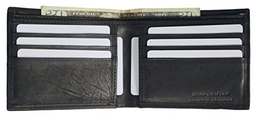Premium Leather Card Holder Bifold Front Pocket Money Clip Mens wallet2