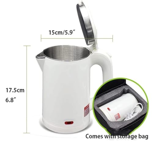 Hervidor Eléctrico 0.6L Acero Inoxidable Capa Doble miniatura 2
