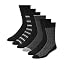 Black/Charcoal Heather/Stripe