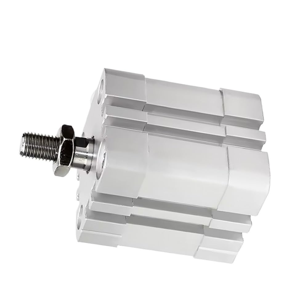 Herramienta neumática de aire Cilindro neumático compacto serie ADN, aleación de aluminio, rosca hembra, mini cilindro aire magnético, 1 pieza(10MM*50MM)