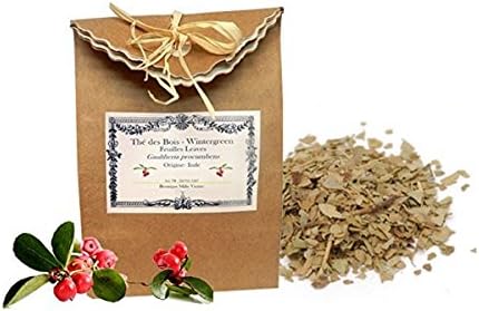 Wintergreen Leaves (Gaultheria procumbens) Dried & Cut Leaves 100g