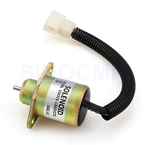 Electroválvula de parada 17454-60010 de 12V para sistemas Yanmar