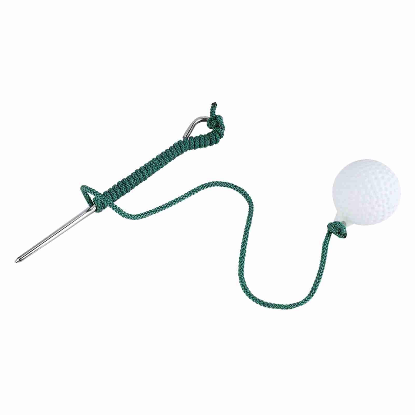DAUERHAFT Golfowa huśtawka lina kula wytrzymała piłka do ćwiczeń golf ball on a string do ćwiczeń, na zewnątrz golf ball rope Entraînement